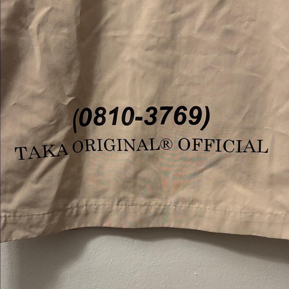 NWT Taka Original Blah Streetwear Men’s Trench Coat Size Large NYC - Picture 6 of 7